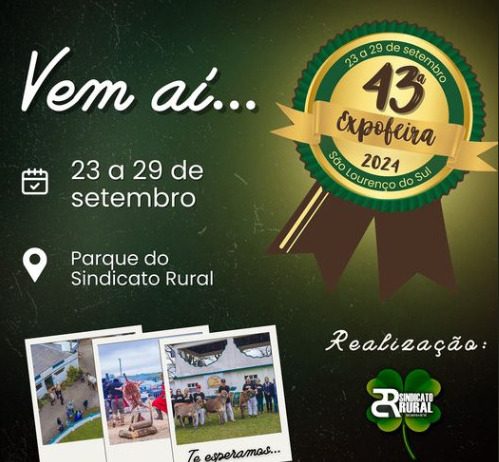 Expofeira de São Lourenço do Sul 2024 Expofeira de São Lourenço do Sul 2024