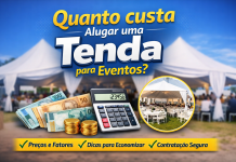 Quanto custa alugar uma tenda para eventos? Quanto custa alugar uma tenda para eventos?