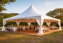 Estruturas de tendas para eventos ao ar livre em Caldazinha Estruturas de tendas para eventos ao ar livre em Caldazinha