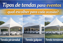 Qual tenda escolher para seu evento? Veja os principais tipos Qual tenda escolher para seu evento? Veja os principais tipos