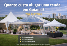 Quanto custa alugar uma tenda em Goiânia? Veja os preços Quanto custa alugar uma tenda em Goiânia? Veja os preços