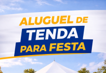 Aluguel de Tenda para Festa Tenda elegante montada para festa ao ar livre com decoração
