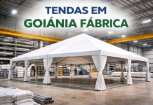 Tendas em Goiânia Fábrica Fábrica de tendas em Goiânia com estrutura metálica em produção