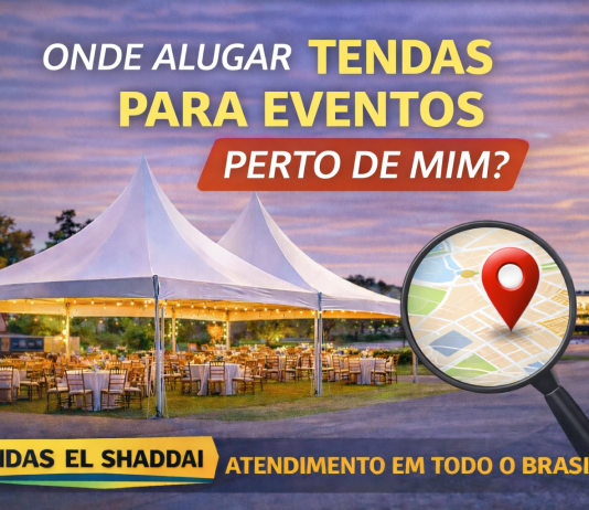Onde Alugar Tendas para Eventos Perto de Mim Tendas para eventos montadas ao ar livre com destaque para localização e busca de tendas perto de mim