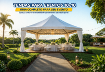 Tendas para Eventos 10×10 Preço Tenda 10x10 para eventos com estrutura profissional ao ar livre