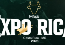 Expo Rica 2026 Expo Rica com rodeio, público e shows sertanejos