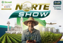 Norte Show 2026 Evento Norte Show com exposição de máquinas agrícolas e público