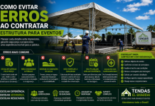 Como Evitar Erros ao Contratar Estrutura para Eventos Estrutura profissional para eventos sendo montada com equipe especializada para garantir segurança e organização