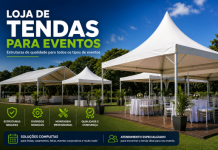 Loja de Tendas para Eventos: Como Escolher a Melhor Opção Loja especializada em tendas para eventos com diversos modelos expostos