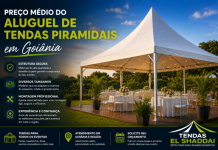 Preço Médio do Aluguel de Tendas Piramidais em Goiânia Tenda piramidal profissional montada para evento ao ar livre em Goiânia