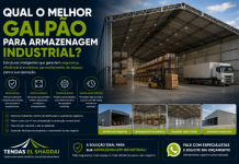 Qual o Melhor Galpão para Armazenagem Industrial? Guia Completo Galpão industrial treliçado para armazenagem logística com ampla área coberta