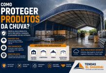 Como Proteger Produtos da Chuva? Guia de Armazenagem Galpão lonado para proteger produtos da chuva