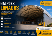 Galpões Lonados: Guia Completo, Vantagens e Aplicações Galpão lonado para armazenagem e uso industrial