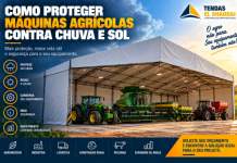 Como Proteger Máquinas Agrícolas Contra Chuva e Sol Cobertura para máquinas agrícolas contra chuva e sol com tratores e colheitadeira