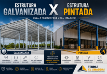 Estrutura Galvanizada x Pintada: Qual a Melhor? Comparação entre estrutura metálica galvanizada e estrutura pintada para galpões