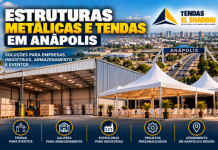 Estruturas Metálicas e Tendas em Anápolis Galpão metálico para armazenamento e tendas para eventos em Anápolis, com soluções da Tendas El Shaddai.