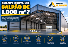 Quanto Custa um Galpão de 1.000 m²? Veja os Fatores Galpão metálico de 1.000 m² para empresas e armazenamento